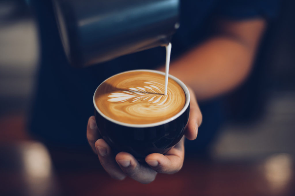 how to make coffee latte art