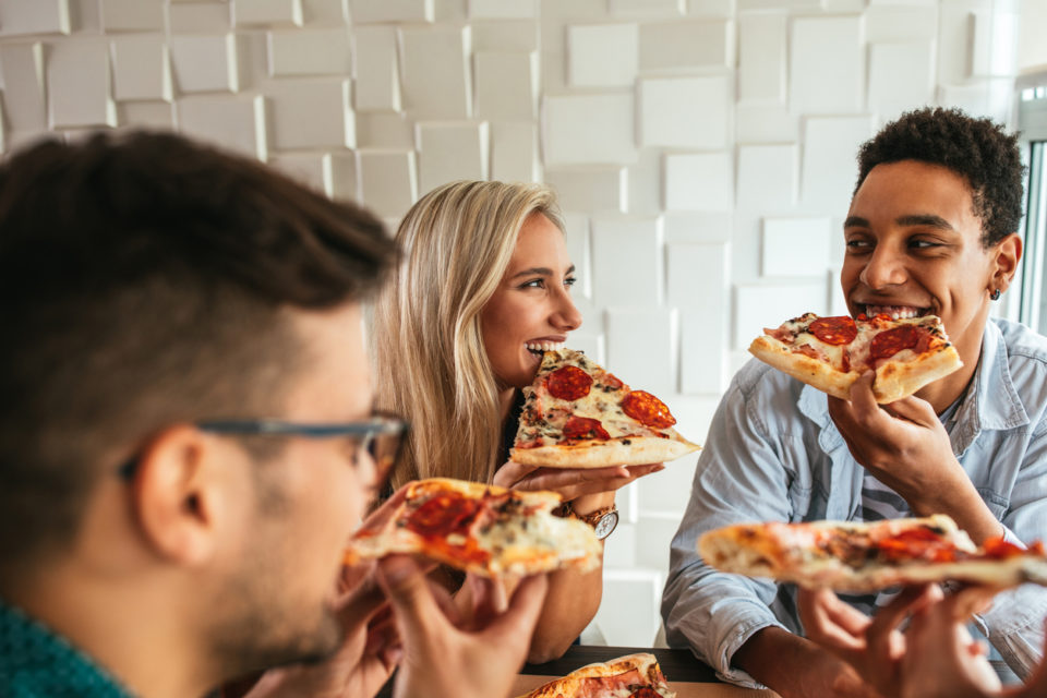 What's better than pizza with friends?